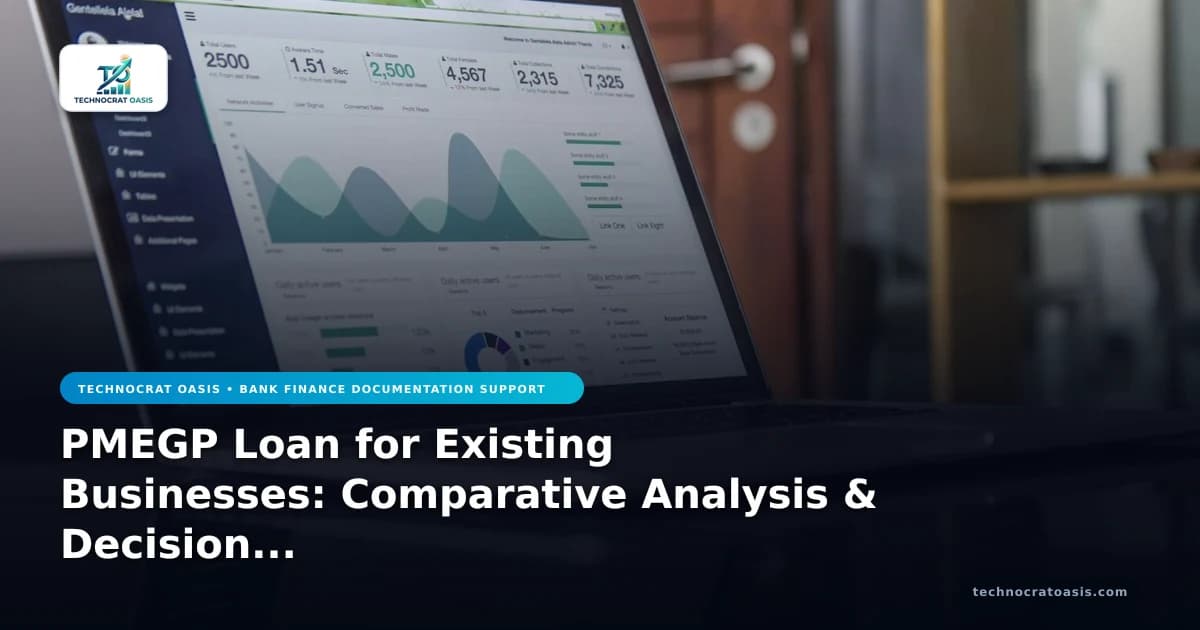 PMEGP Loan for Existing Businesses: Comparative Analysis & Decision Framework