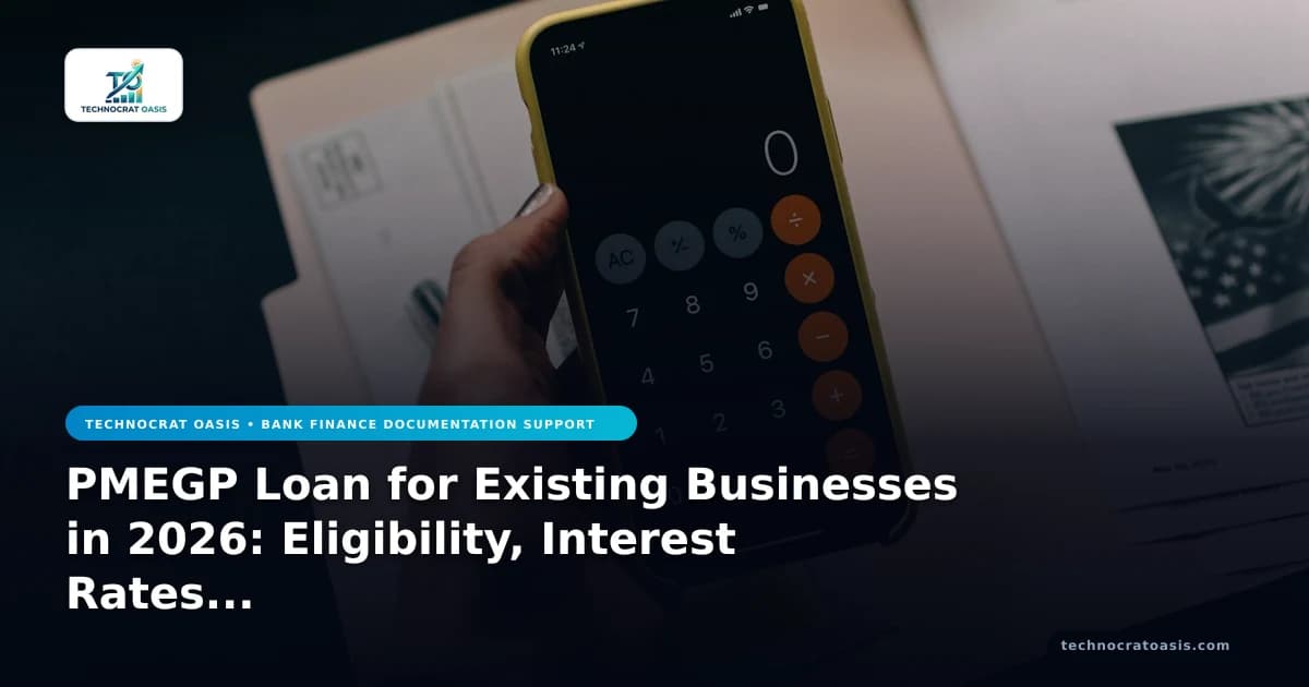 PMEGP Loan for Existing Businesses in 2026: Eligibility, Interest Rates & Application Process
