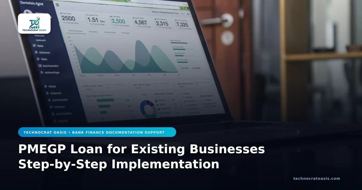 PMEGP Loan for Existing Businesses Step-by-Step Implementation