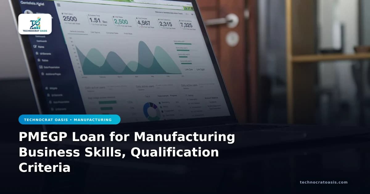 PMEGP Loan for Manufacturing Business Skills, Qualification Criteria