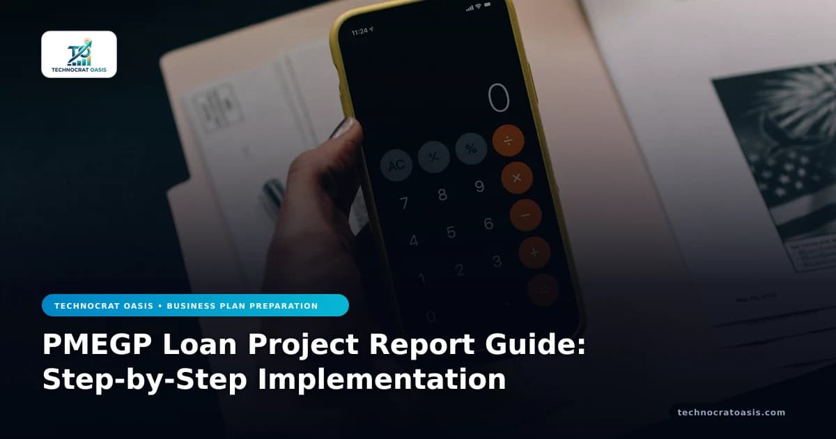 PMEGP Loan Project Report Guide: Step-by-Step Implementation