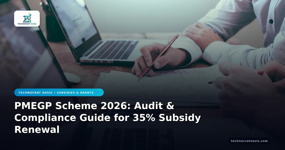 PMEGP Scheme 2026: Audit & Compliance Guide for 35% Subsidy Renewal