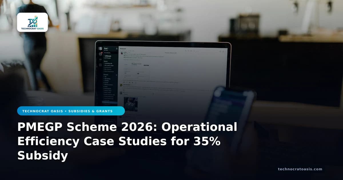 PMEGP Scheme 2026: Operational Efficiency Case Studies for 35% Subsidy