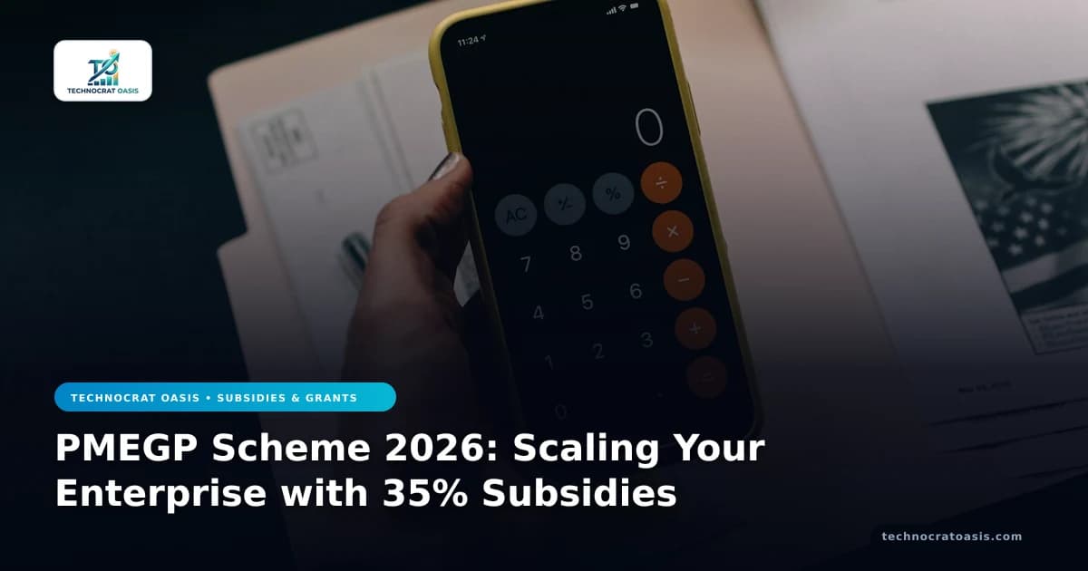 PMEGP Scheme 2026: Scaling Your Enterprise with 35% Subsidies