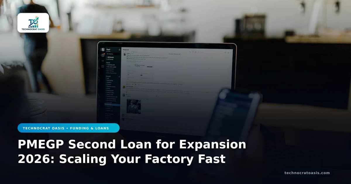 PMEGP Second Loan for Expansion 2026: Scaling Your Factory Fast