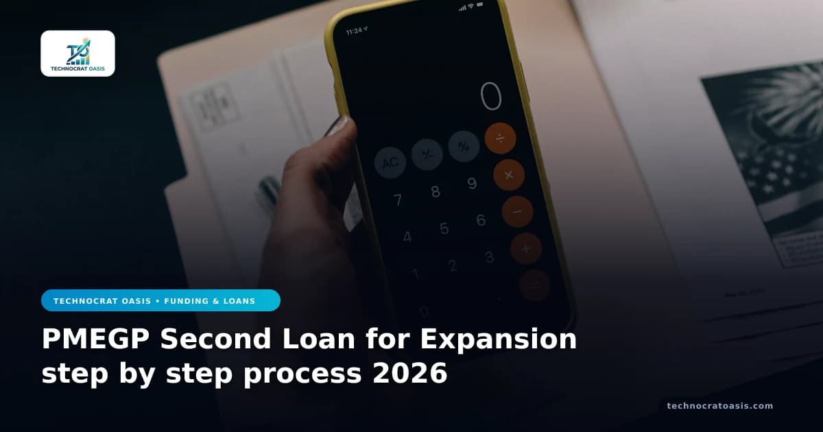 PMEGP Second Loan for Expansion step by step process 2026