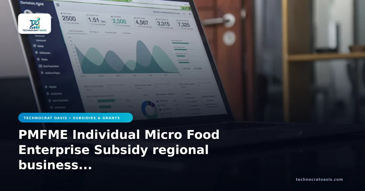 PMFME Individual Micro Food Enterprise Subsidy regional business guide 2026 insights