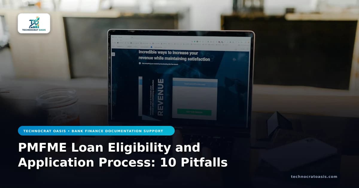 PMFME Loan Eligibility and Application Process: 10 Pitfalls