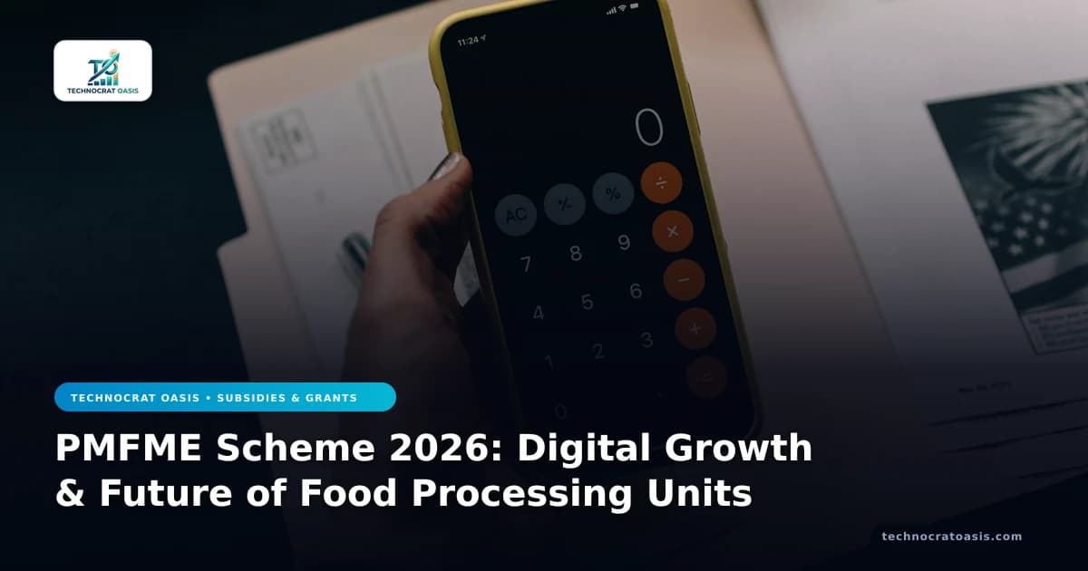 PMFME Scheme 2026: Digital Growth & Future of Food Processing Units