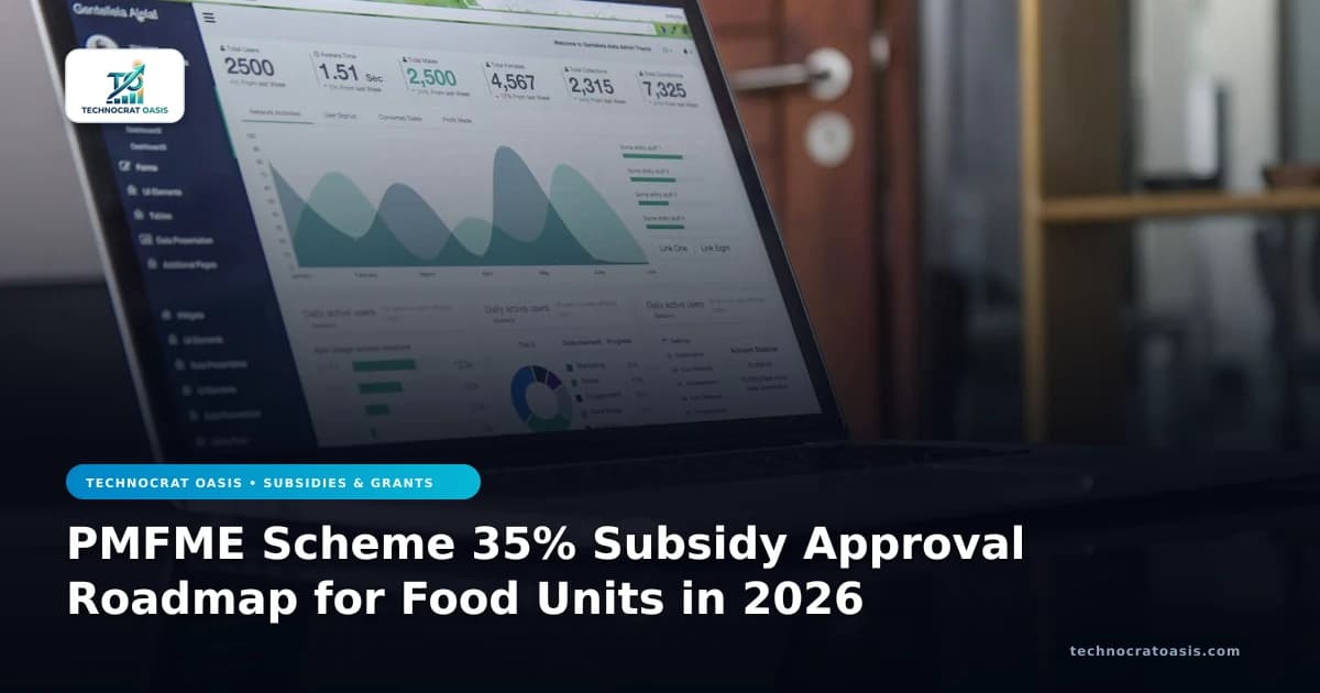 PMFME Scheme 35% Subsidy Approval Roadmap for Food Units in 2026