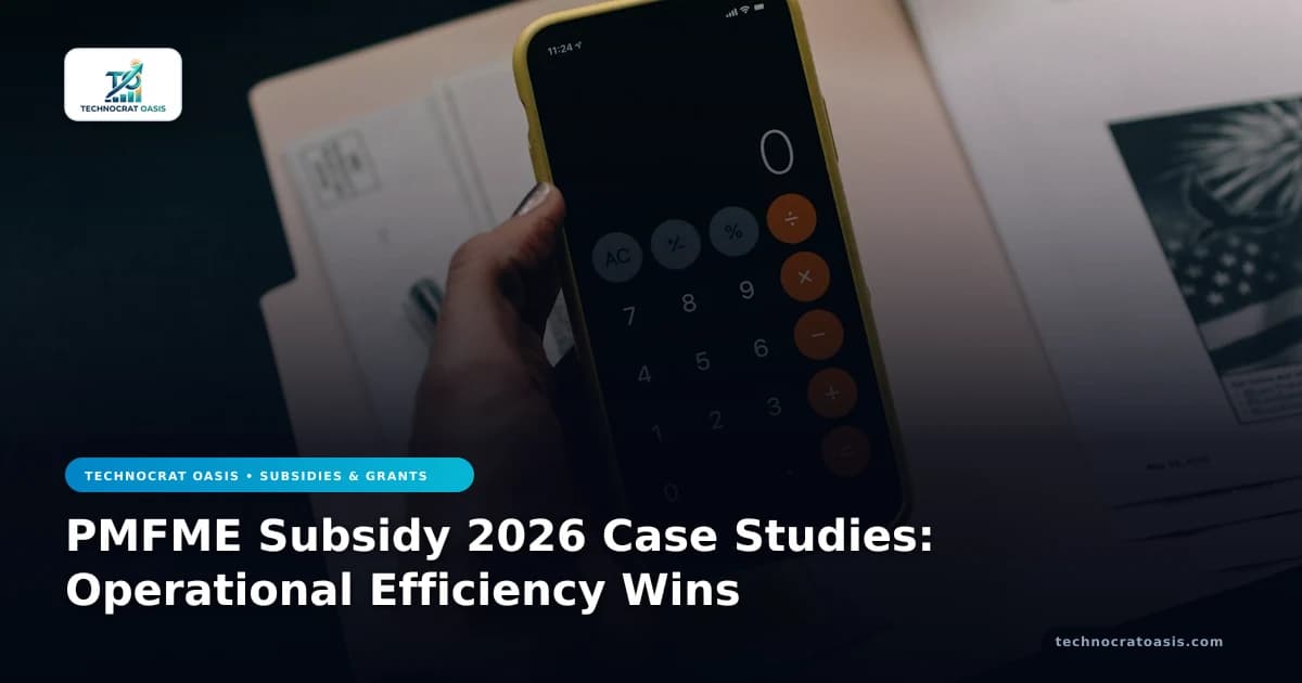 PMFME Subsidy 2026 Case Studies: Operational Efficiency Wins