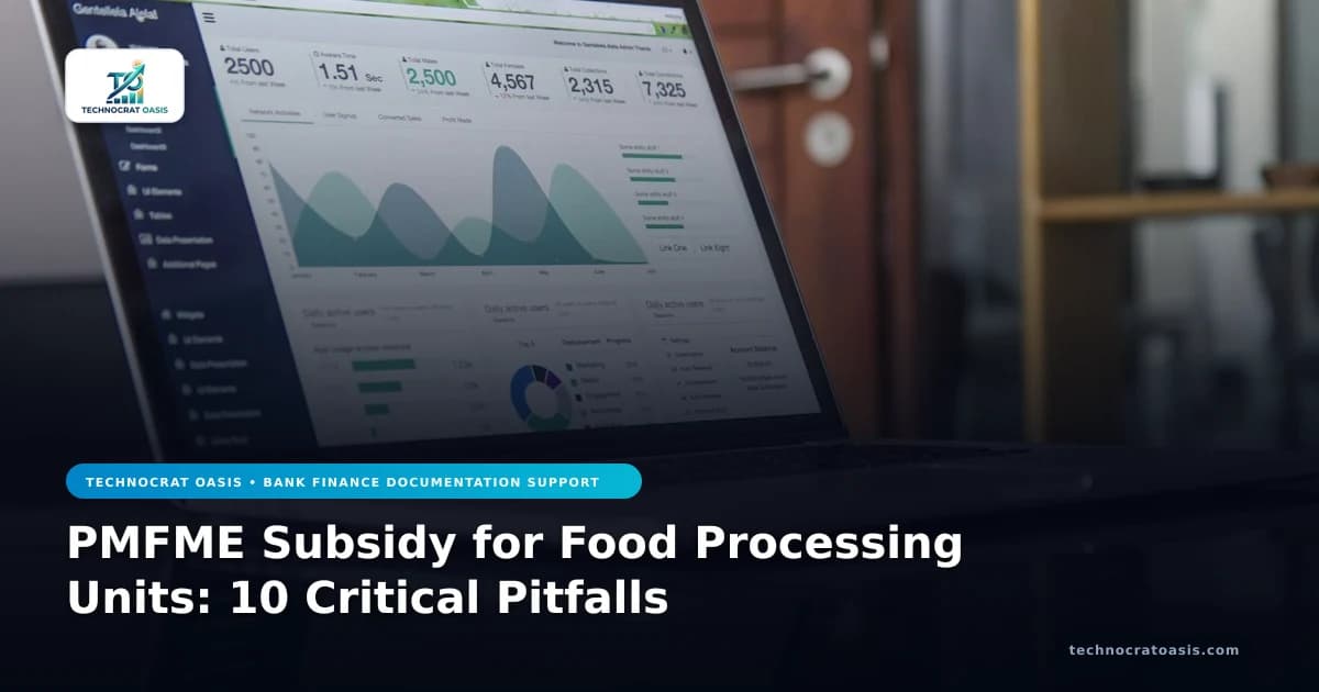PMFME Subsidy for Food Processing Units: 10 Critical Pitfalls