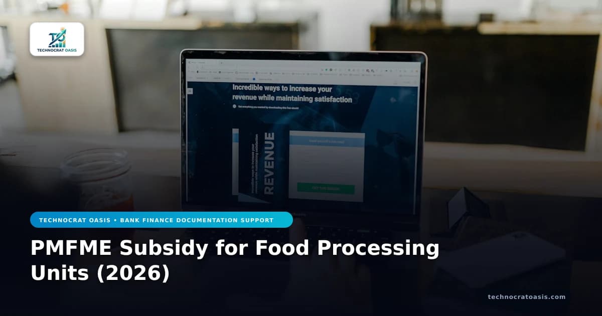 PMFME Subsidy for Food Processing Units (2026)