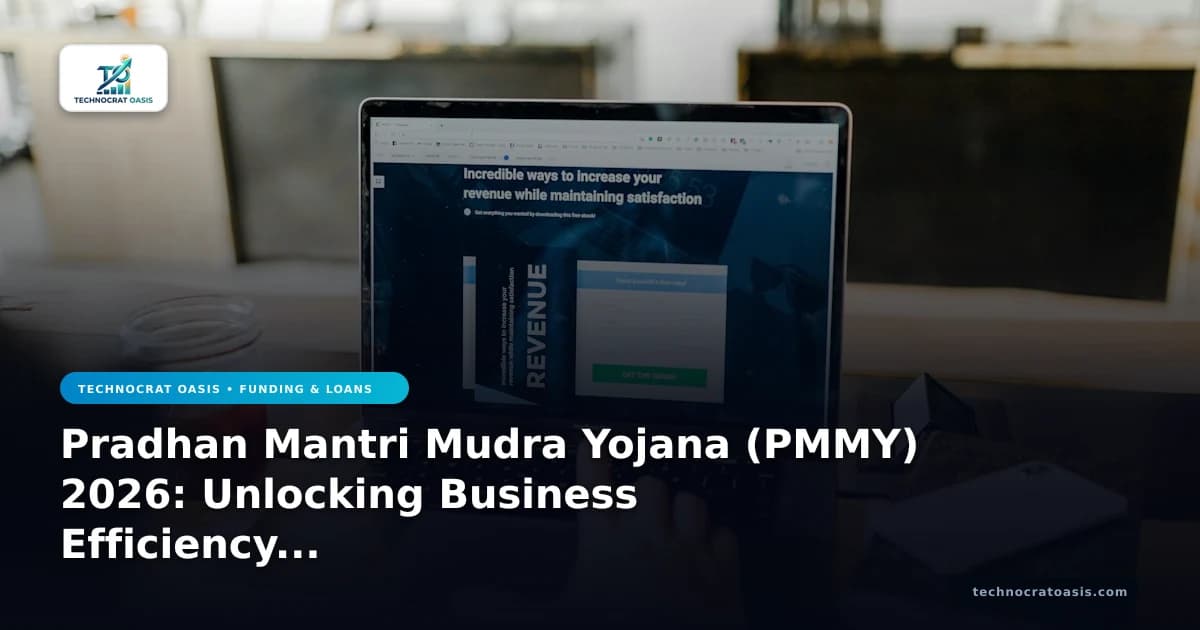 Pradhan Mantri Mudra Yojana (PMMY) 2026: Unlocking Business Efficiency & Value