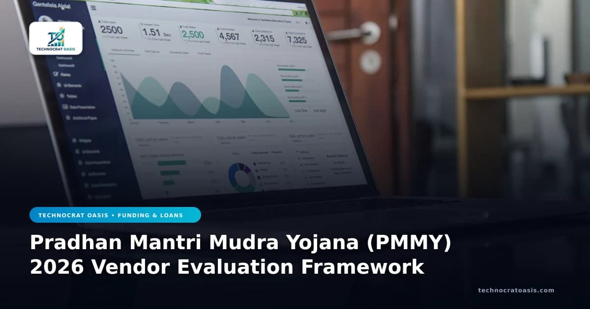 Pradhan Mantri Mudra Yojana (PMMY) 2026 Vendor Evaluation Framework