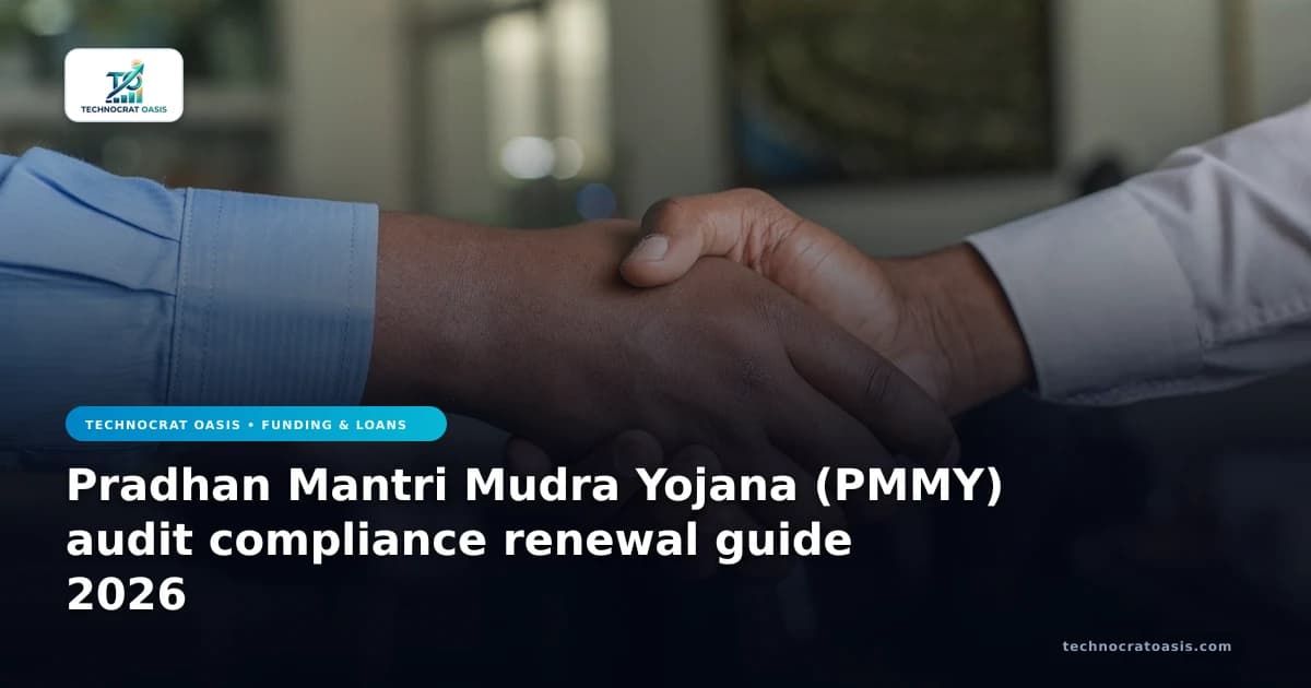 Pradhan Mantri Mudra Yojana (PMMY) audit compliance renewal guide 2026