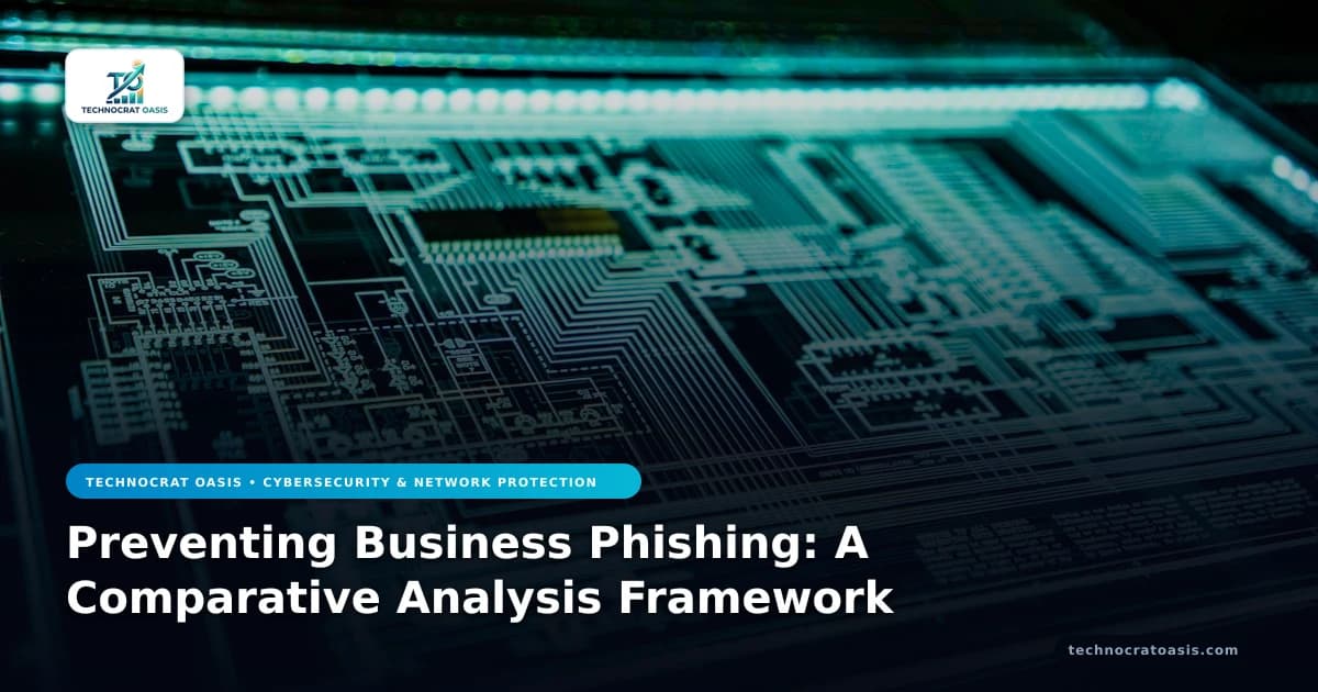 Preventing Business Phishing: A Comparative Analysis Framework