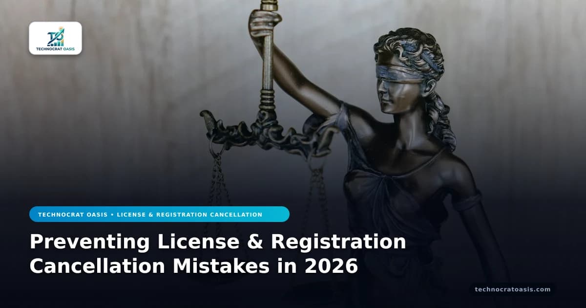 Preventing License & Registration Cancellation Mistakes in 2026