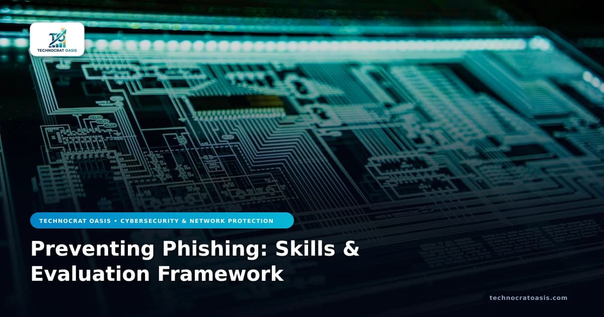 Preventing Phishing: Skills & Evaluation Framework