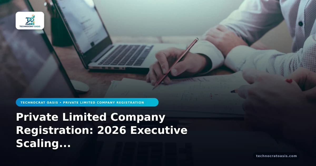 Private Limited Company Registration: 2026 Executive Scaling Blueprint