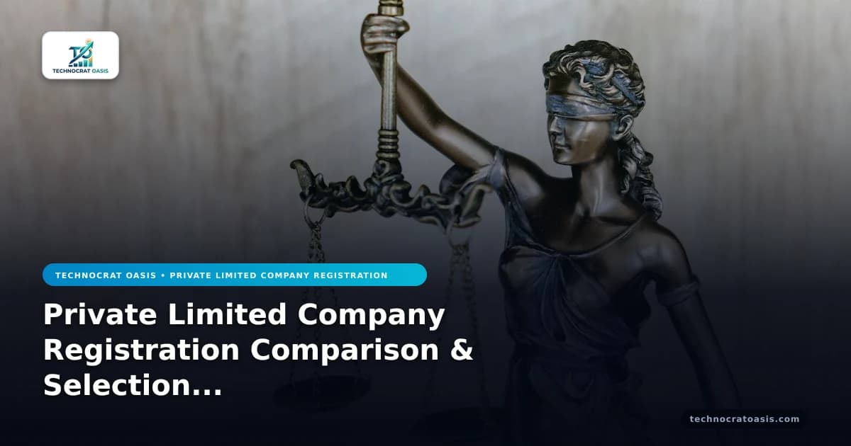Private Limited Company Registration Comparison & Selection Guide 2026