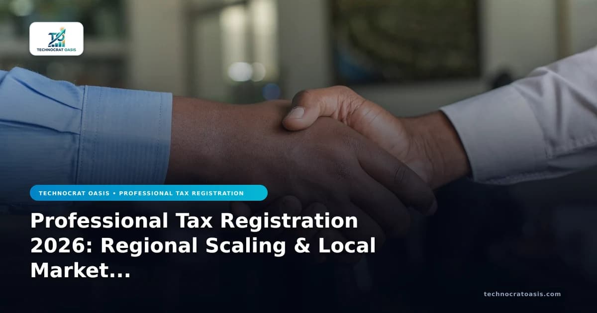 Professional Tax Registration 2026: Regional Scaling & Local Market Mastery