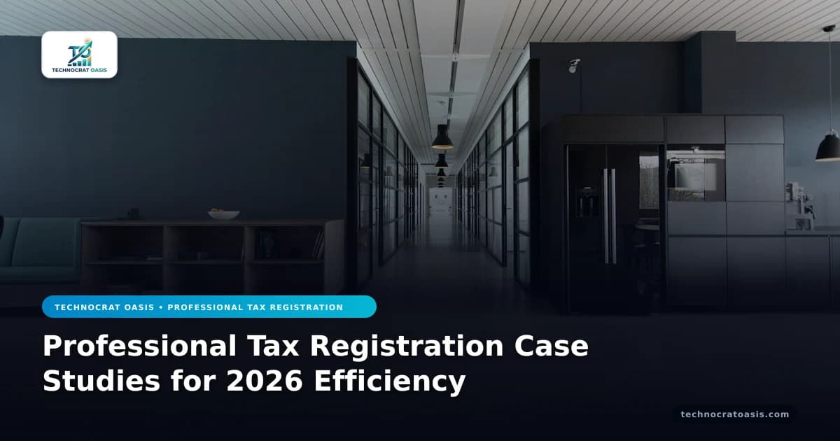 Professional Tax Registration Case Studies for 2026 Efficiency