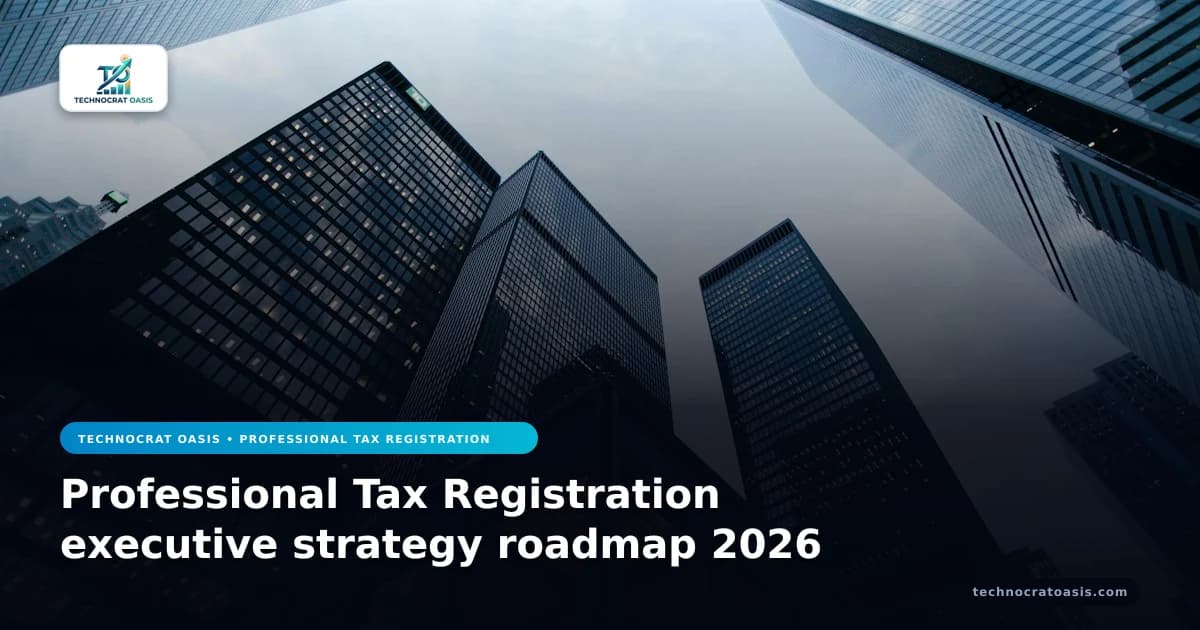 Professional Tax Registration executive strategy roadmap 2026