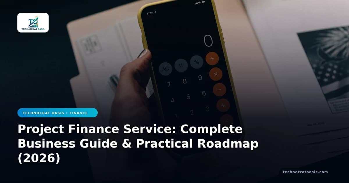 Project Finance Service: Complete Business Guide & Practical Roadmap (2026)