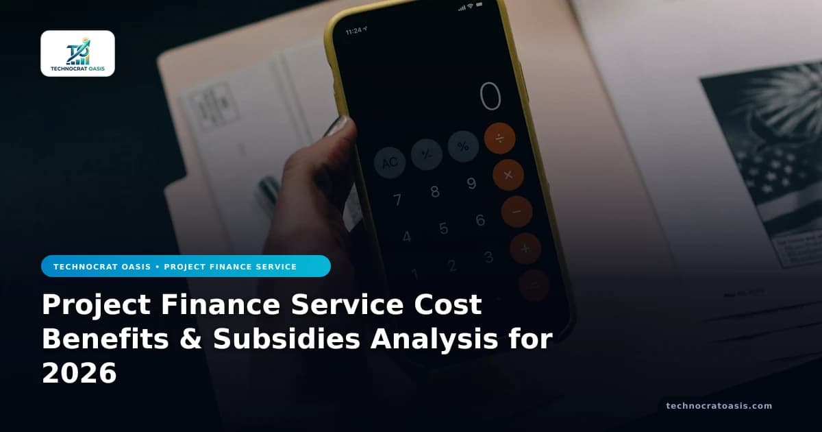 Project Finance Service Cost Benefits & Subsidies Analysis for 2026