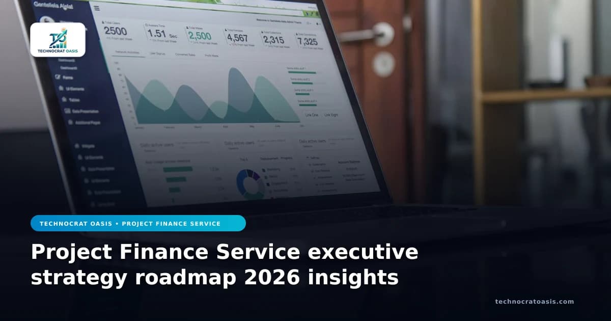 Project Finance Service executive strategy roadmap 2026 insights