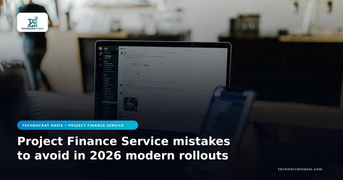 Project Finance Service mistakes to avoid in 2026 modern rollouts