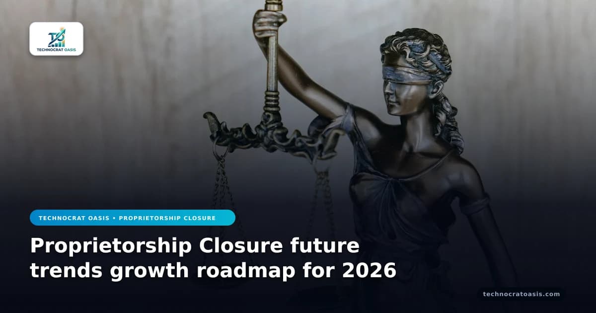 Proprietorship Closure future trends growth roadmap for 2026