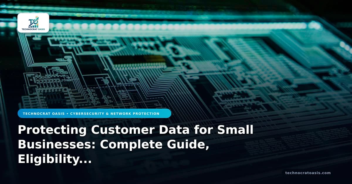 Protecting Customer Data for Small Businesses: Complete Guide, Eligibility & Benefits (2026)