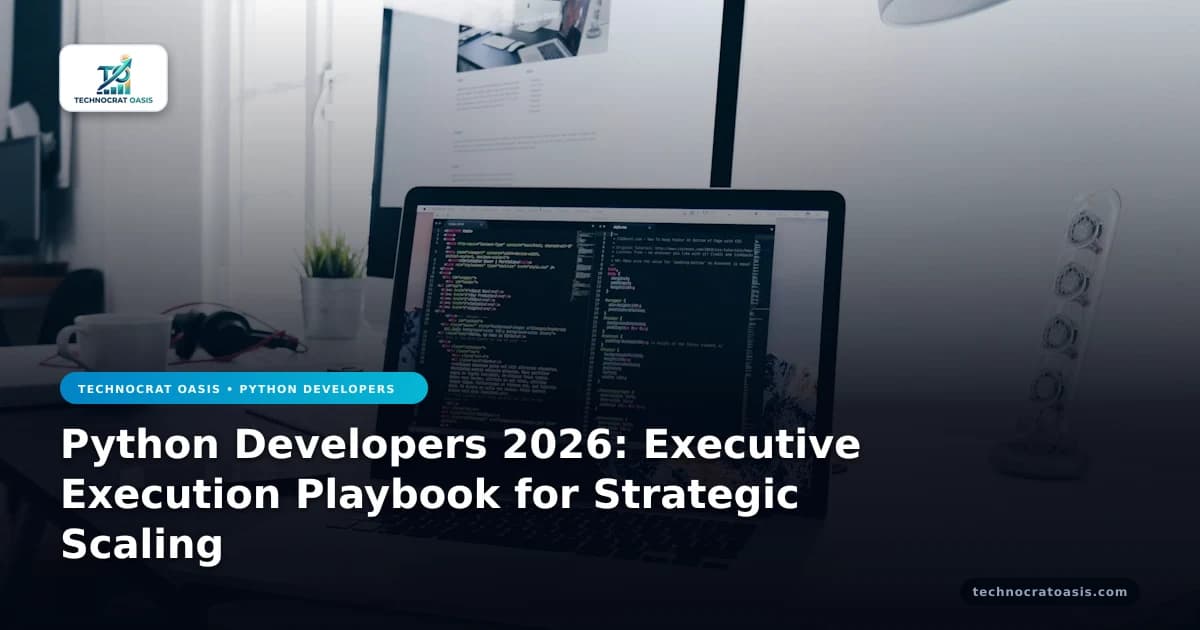 Python Developers 2026: Executive Execution Playbook for Strategic Scaling