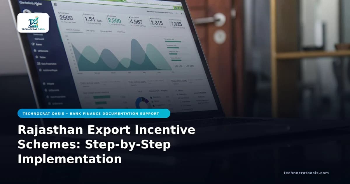 Rajasthan Export Incentive Schemes: Step-by-Step Implementation