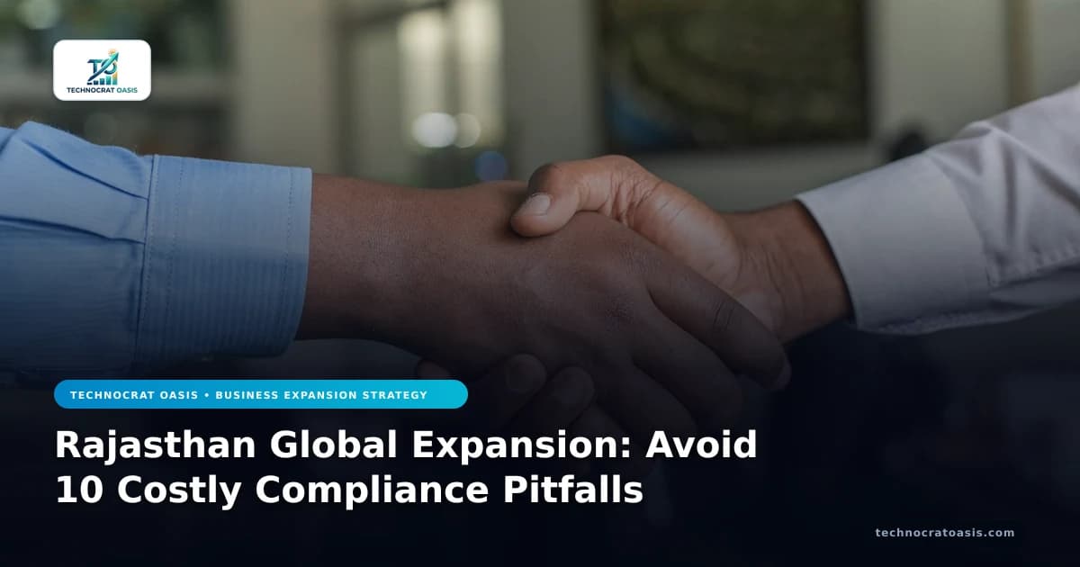 Rajasthan Global Expansion: Avoid 10 Costly Compliance Pitfalls
