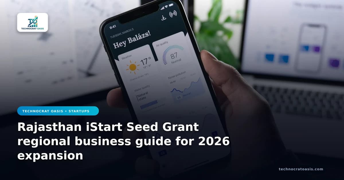 Rajasthan iStart Seed Grant regional business guide for 2026 expansion