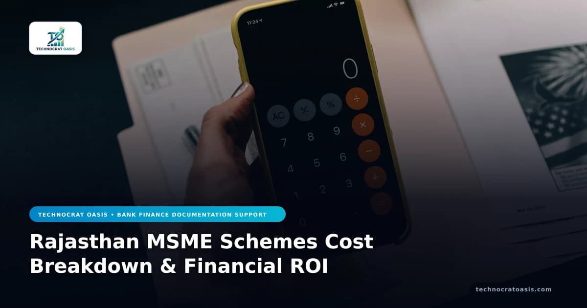 Rajasthan MSME Schemes Cost Breakdown & Financial ROI