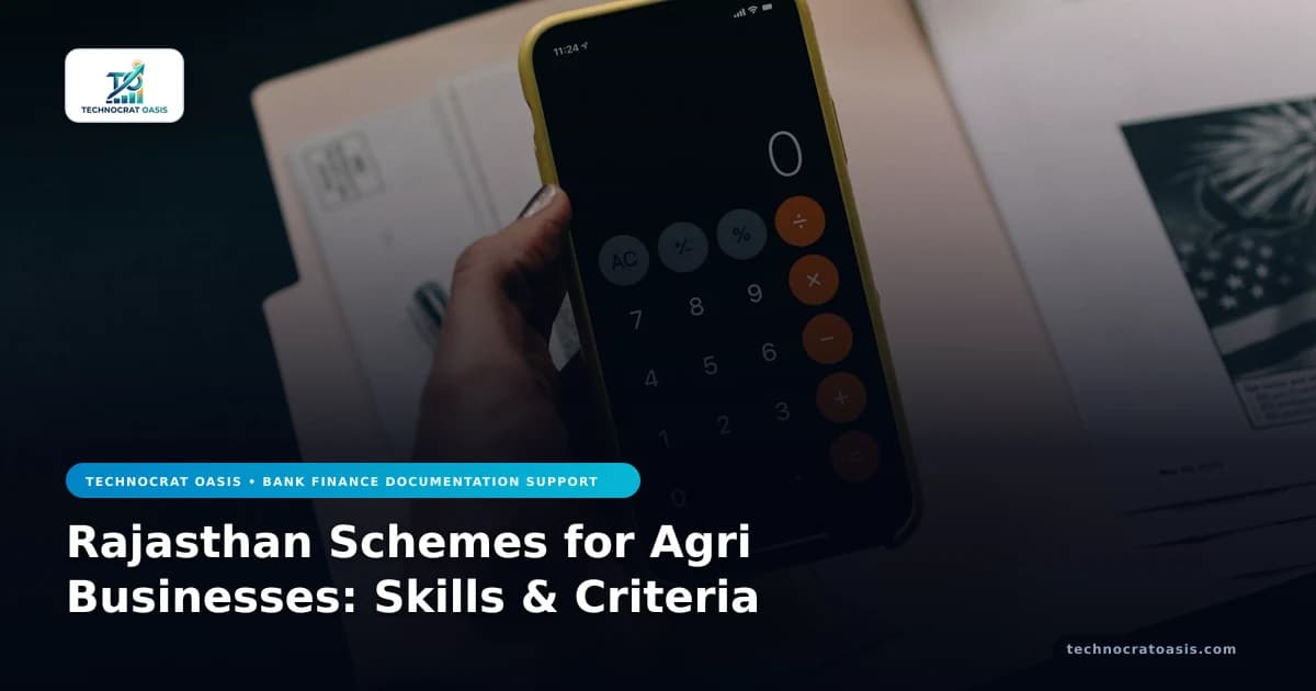 Rajasthan Schemes for Agri Businesses: Skills & Criteria