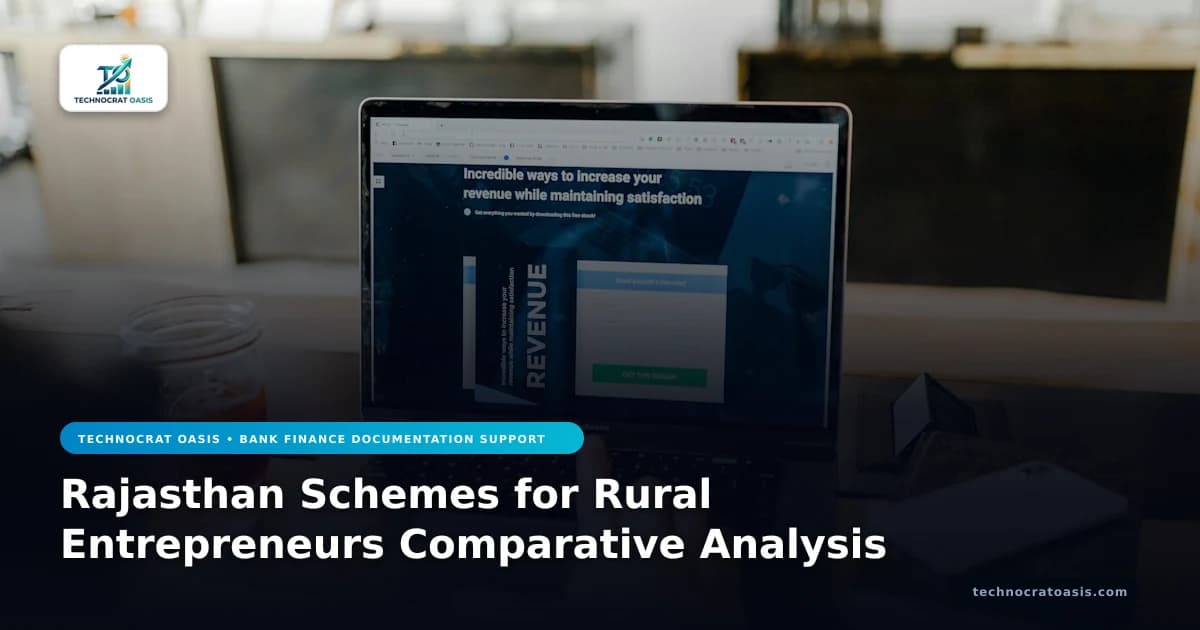 Rajasthan Schemes for Rural Entrepreneurs Comparative Analysis