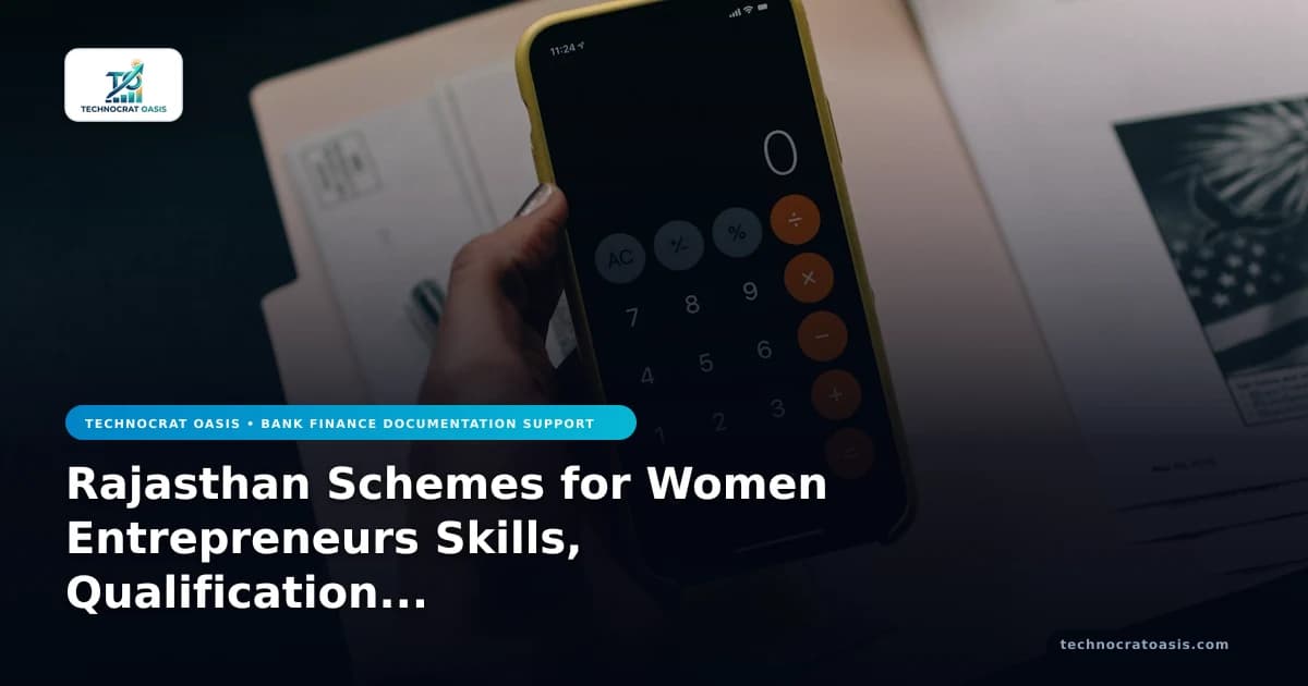Rajasthan Schemes for Women Entrepreneurs Skills, Qualification Criteria