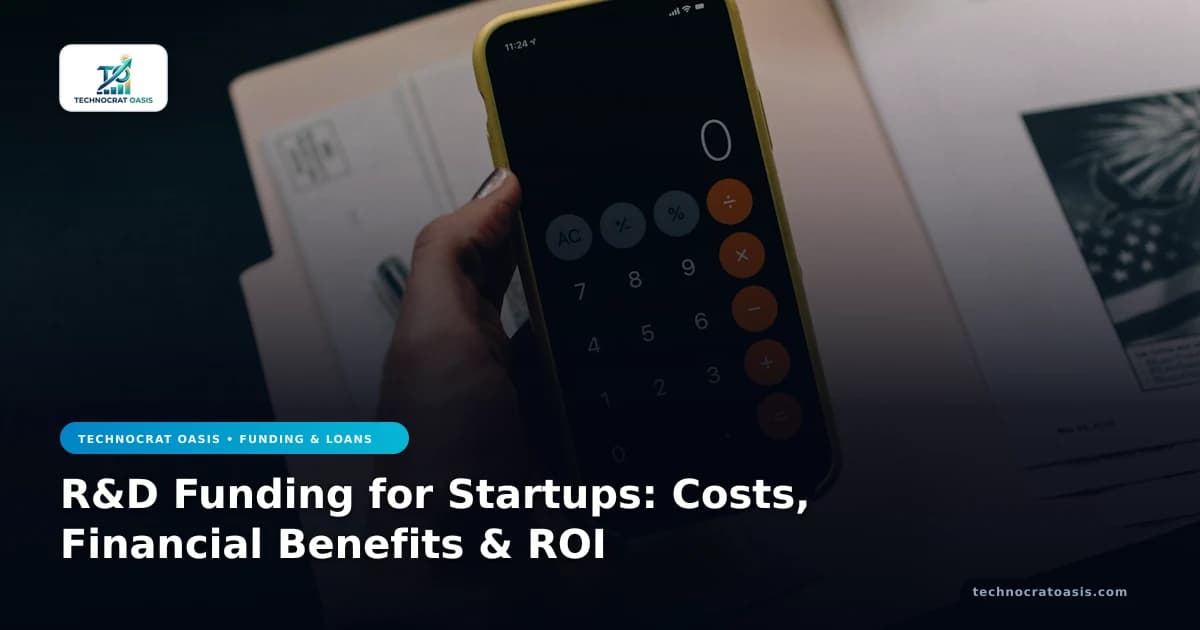 R&D Funding for Startups: Costs, Financial Benefits & ROI