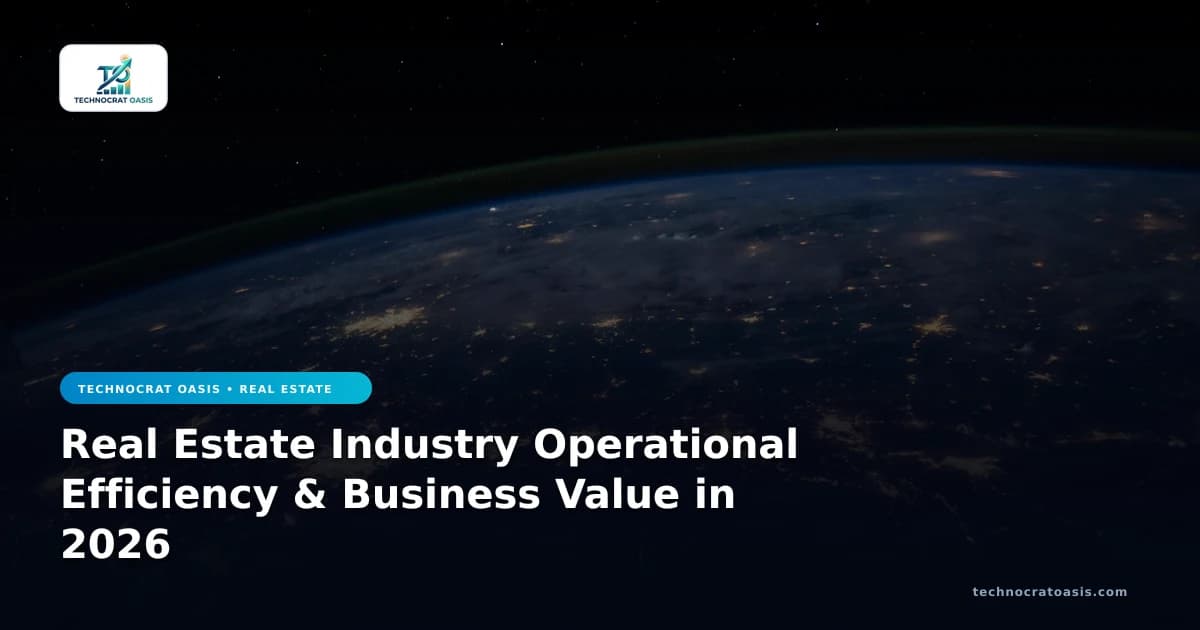 Real Estate Industry Operational Efficiency & Business Value in 2026