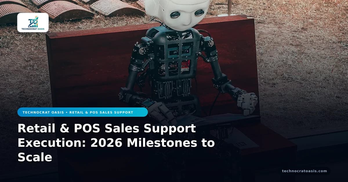 Retail & POS Sales Support Execution: 2026 Milestones to Scale