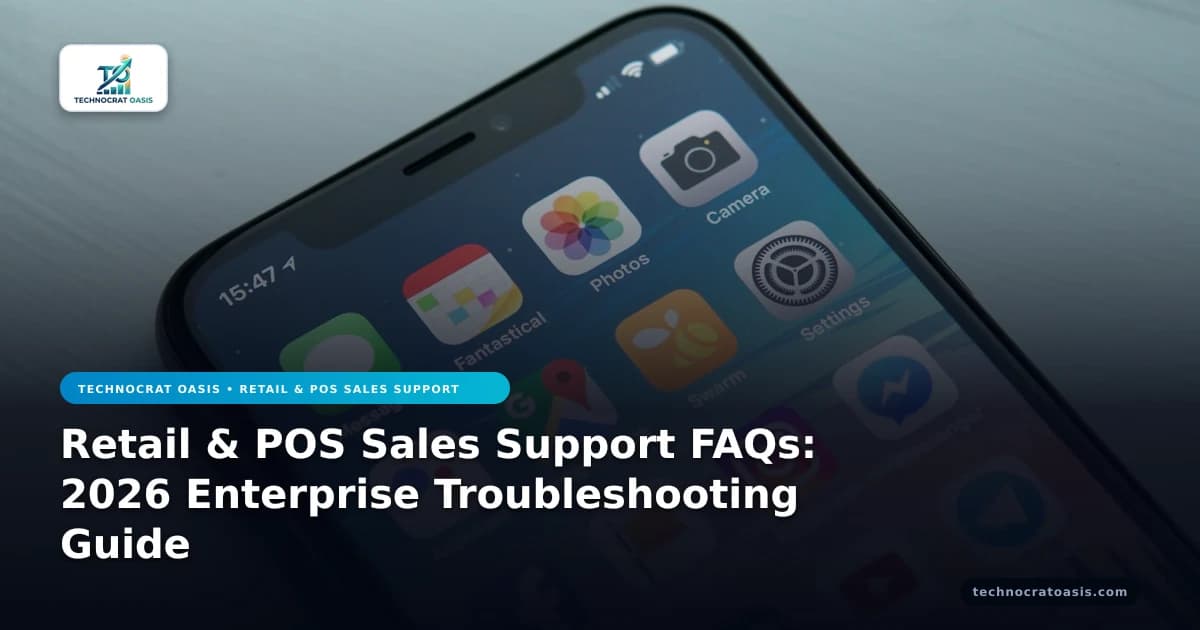 Retail & POS Sales Support FAQs: 2026 Enterprise Troubleshooting Guide
