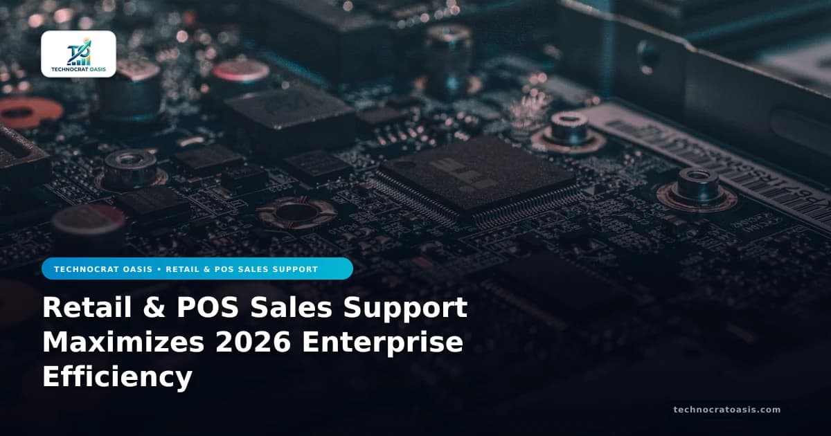 Retail & POS Sales Support Maximizes 2026 Enterprise Efficiency