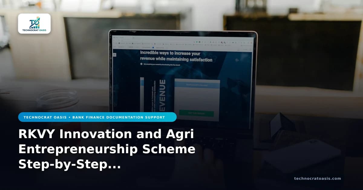 RKVY Innovation and Agri Entrepreneurship Scheme Step-by-Step Implementation
