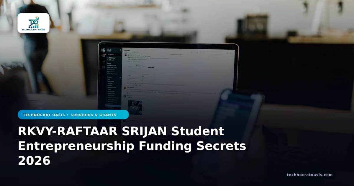 RKVY-RAFTAAR SRIJAN Student Entrepreneurship Funding Secrets 2026