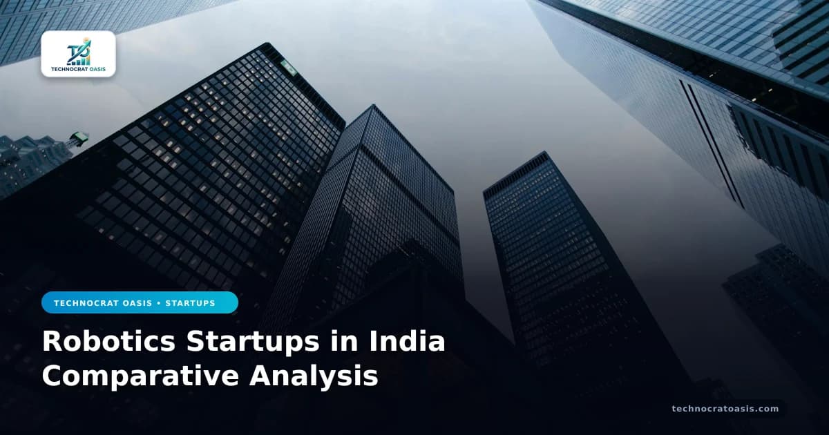 Robotics Startups in India Comparative Analysis